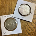 Canada Silver Dollars 80% Silver , 2 Beautiful Silver Dollars