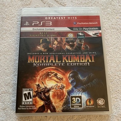 Mortal Kombat -- Komplete Edition (Sony PlayStation 3, 2012)