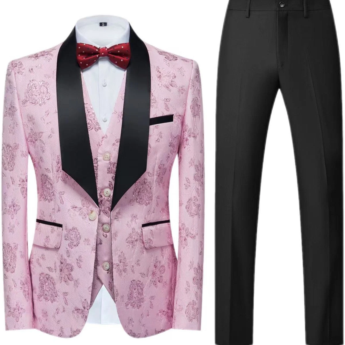 Mens Fashionable Loose Formal Three-piece Suit