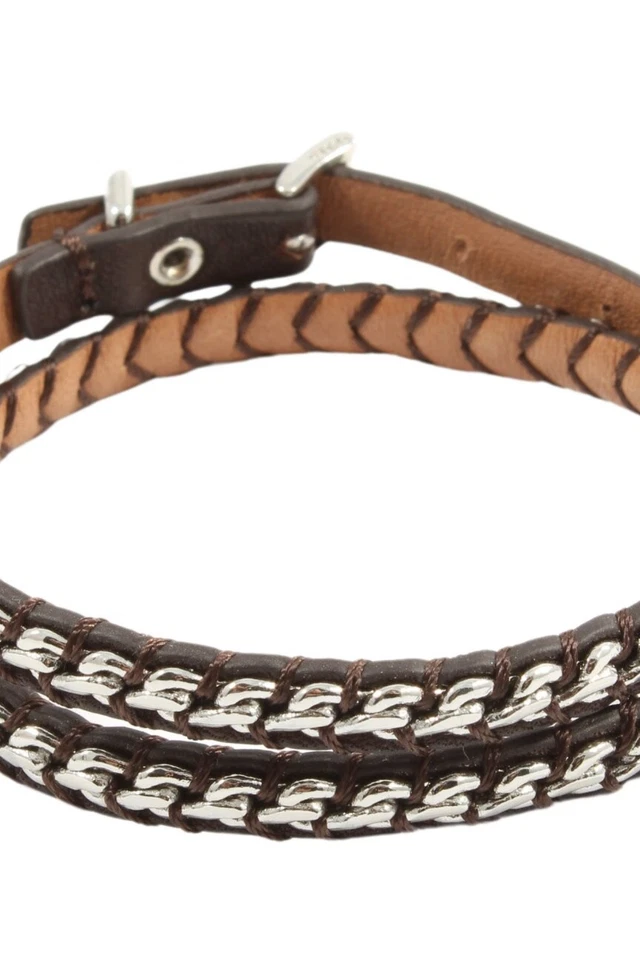 FOSSIL Armband Damen Armschmuck braun-weiß Casual-Look - Bild 3 von 4