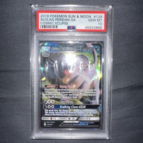 Alolan Persian-GX graded PSA 10 for sale on eBay
