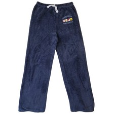 Nautica Kids Sleepwear 14 Navy N83 Yachting Flags Embroidery Pajama Fleece Pants