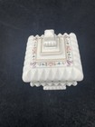Westmorland Milk Glass Wedding Compote Hand Painted  8-1/2 “1 — photo 2