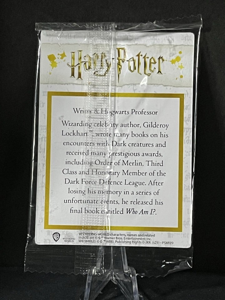 Harry Potter Jelly Belly Chocolate Frog Lenticular Card Gilderoy harry-potter-jelly-belly-chocolate-frog-lenticular-card-gilderoy