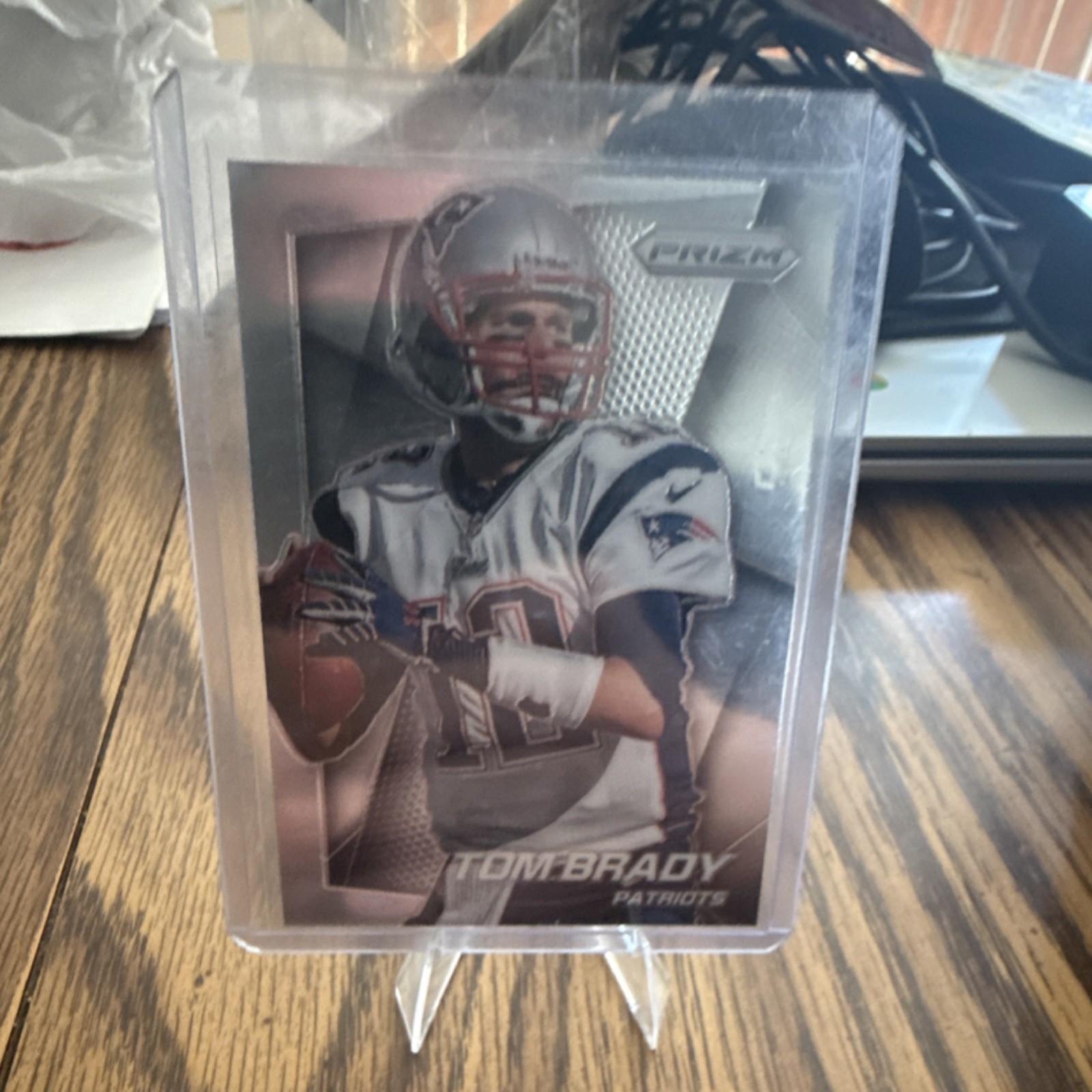 2014 Panini Prizm Tom Brady New England Patriots NFL Card #36