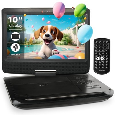 Denver MT-1097 Tragbarer DVD-Player Akkubetrieb 12V KFZ Fernbedienung USB SD