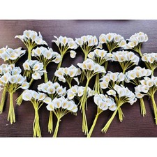 Light Sky Blue Mini Calla Lily Flowers 288pcs Craft Wedding Decor