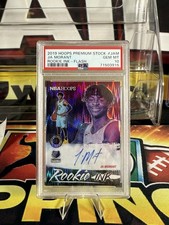 2019-20 Panini NBA Hoops Premium Stock - Rookie Ink Ja Morant #RI-JAM PSA 10