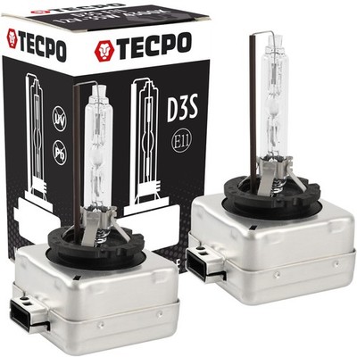 2x TECPO XENON BRENNER D3S SCHEINWERFER-LAMPE GLÜHLAMPE GLÜH-BIRNE 12V 35W 4300K