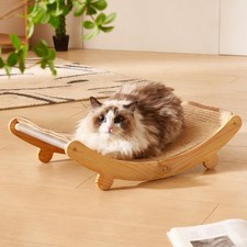 Sisal Cat Scratcher Bed for Indoor Cats Large Scratching Post