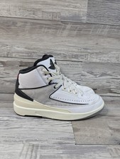 Nike Jordan 2 Retro Python White Fire Red Black Sail DQ8562-102 Youth Size 7Y