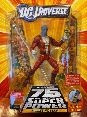 Mattel DC Universe Classics NEGATIVE MAN New MOC Trigon Wave 6'' 1:12 2009 DCUC