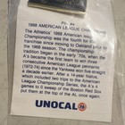 UNOCAL 76 Oakland A's American League Champions Pin 1988 Vintage Pinback — photo 2