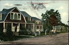 Prospect Beach,CT Store Homes 1912 New Haven County 1c stamp Vintage