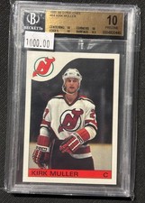 1985-86 O-Pee-Chee BGS PRISTINE 10 Kirk Muller POP 5 #84 New Jersey Devils NHL