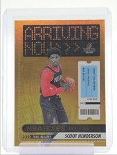 SCOOT HENDERSON 2023-24 NBA HOOPS ARRIVING NOW ROOKIE HOLO BLAZERS Q3948