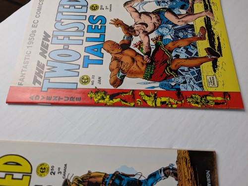 Two-Fisted Tales #17 #19 #22 Gemstone 1996-98 EC reprints Davis/Severin