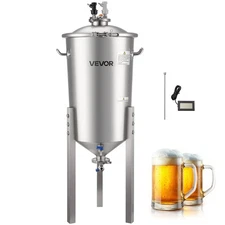 VEVOR Stainless Steel Conical Fermenter 8 Gal/30L Home Brewing Fermenation Tank
