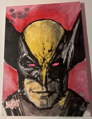2017 UD Marvel Premier Wolverine Skizzenkarte von Dylan Riley 1/1