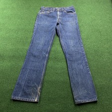 Vintage Levis 517 Pants Mens 32 Blue 80S Denim Flare Jeans FITS 32x31 USA MADE