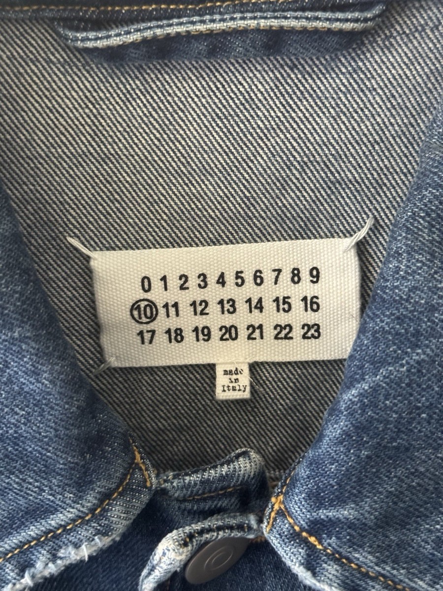 Maison Margiela F/W 2018 Distressed Type 2 Denim Jacket | eBay