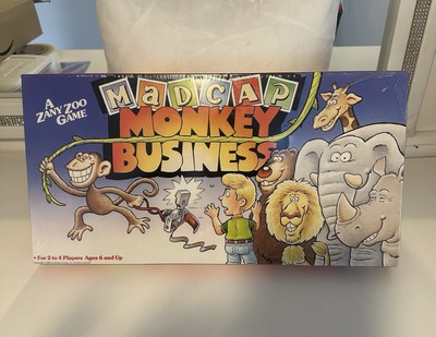Vintage MONKEY BUSINESS Madcap BRETTSPIEL Random House 1989 80er SPIELZEUG BRANDNEU