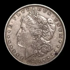 Xf 1878 P 7/8 Tail Feathers Weak Morgan Silver Dollar Us Coin Philadelphia