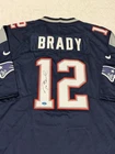 Tom Brady New England Patriots Signed Pro Style NFL Football Jersey COA
