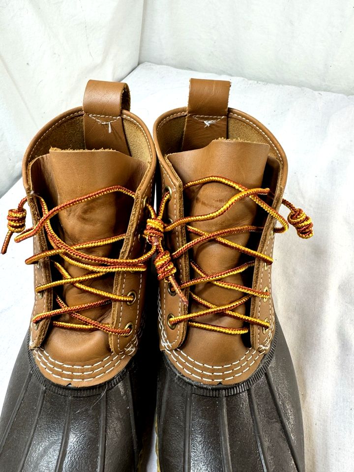 Bean Boots by LL Bean Women's Size 9M Lace Up USA Duck Boot Classic