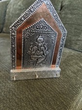 Hindu Deity Lord Ganesha Hanging Plaque 7 1/4...