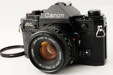 [N MINT]Canon A-1 A1 SLR 35mm Film Camera + Canon Lens New FD 50 F1.8 From Japan