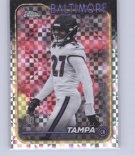 2024 Topps Chrome - Rookies T.J. Tampa #255 X-Fractor (RC)