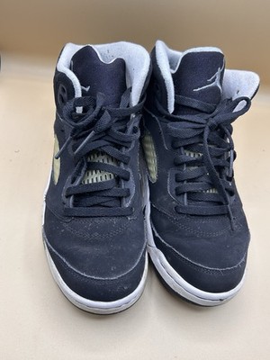 Jordan 5 Retro 2.5 Youth with box  Black/Cool Grey-White