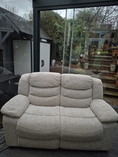 Oakland Furniture 2 Seater Electric Recliner Sofa Perfect Condition, Grey