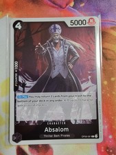 One Piece CCG Absalom OP06-081 OP-06 Wings Of The Captain English Foil R
