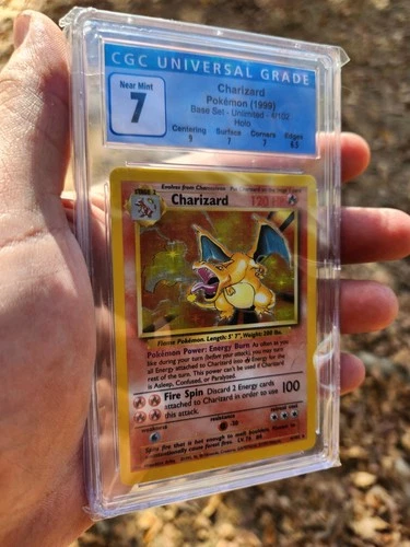 Charizard 004/102 Base Set Holo CGC 7