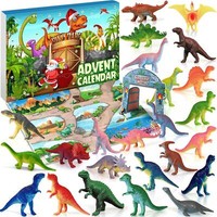 Adventskalender Dinosaurier 2024 Kinder Jungen Dino 24 Figuren Weihnachten