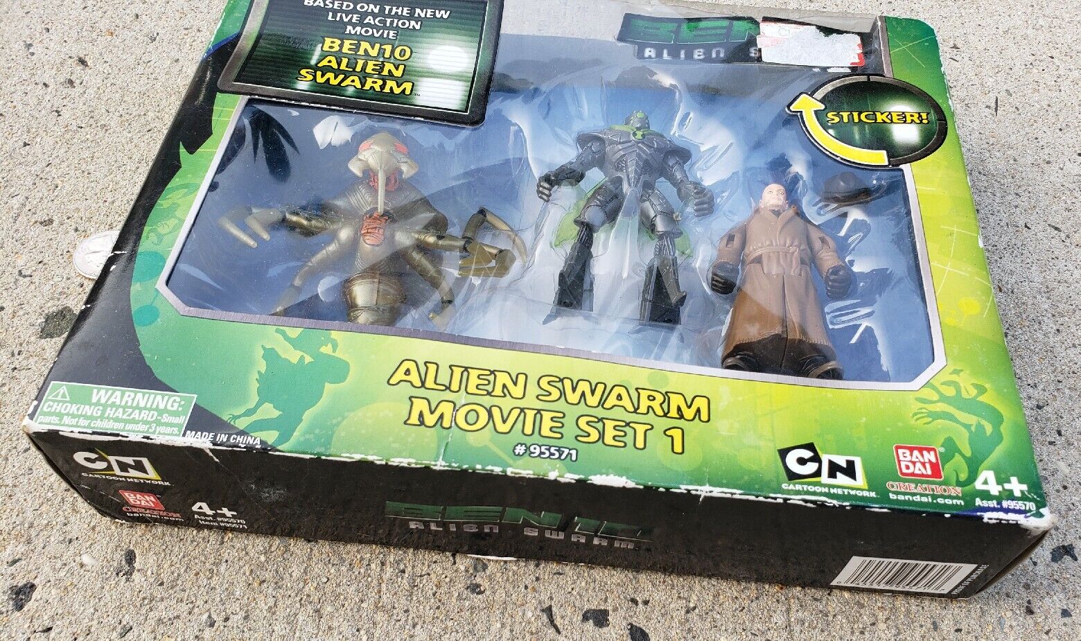 Bandai Ben 10 Alien Swarm Movie Set 1 Sealed New In Box (With Shelf Wear,  Dings)