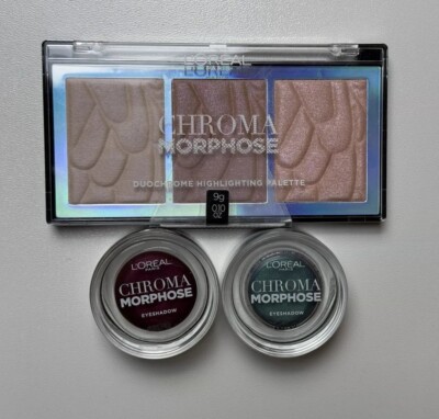 L ORÉAL CHROMA MORPHOSE , Lidschatten, Dark Mermaid, Dark Celestial, Duo-Palette