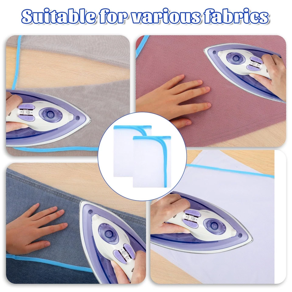 Lote de almohadillas de planchar de tela de malla para ahorrar quemaduras Foto 3 de 4