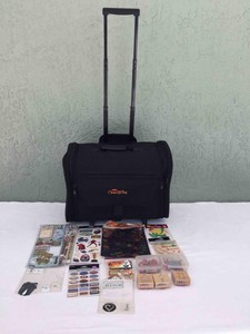 rolling craft tote organizer