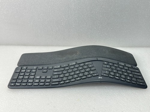 Logitech ERGO K860 Wireless Bluetooth Keyboard w/ USB Dongle TESTED & WORKING