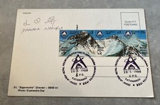 China/Japan Expedition To Qomolangma 1988 - Nepal - Signed By 1 - Postcard (76)