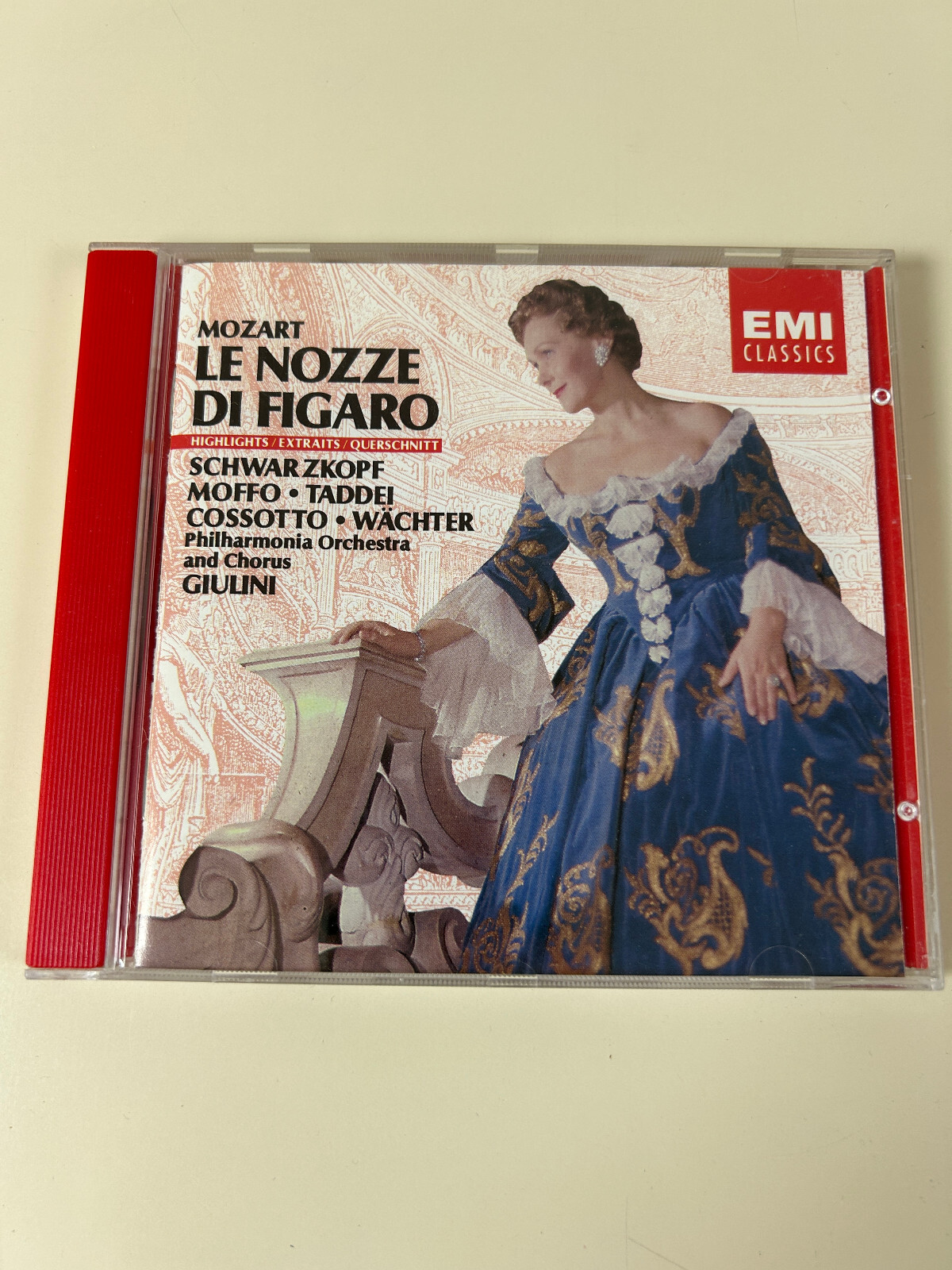 Carlo Maria Giulini – Le Nozze Di Figaro - Mozart, Taddei, Schwarzkopf/ CD