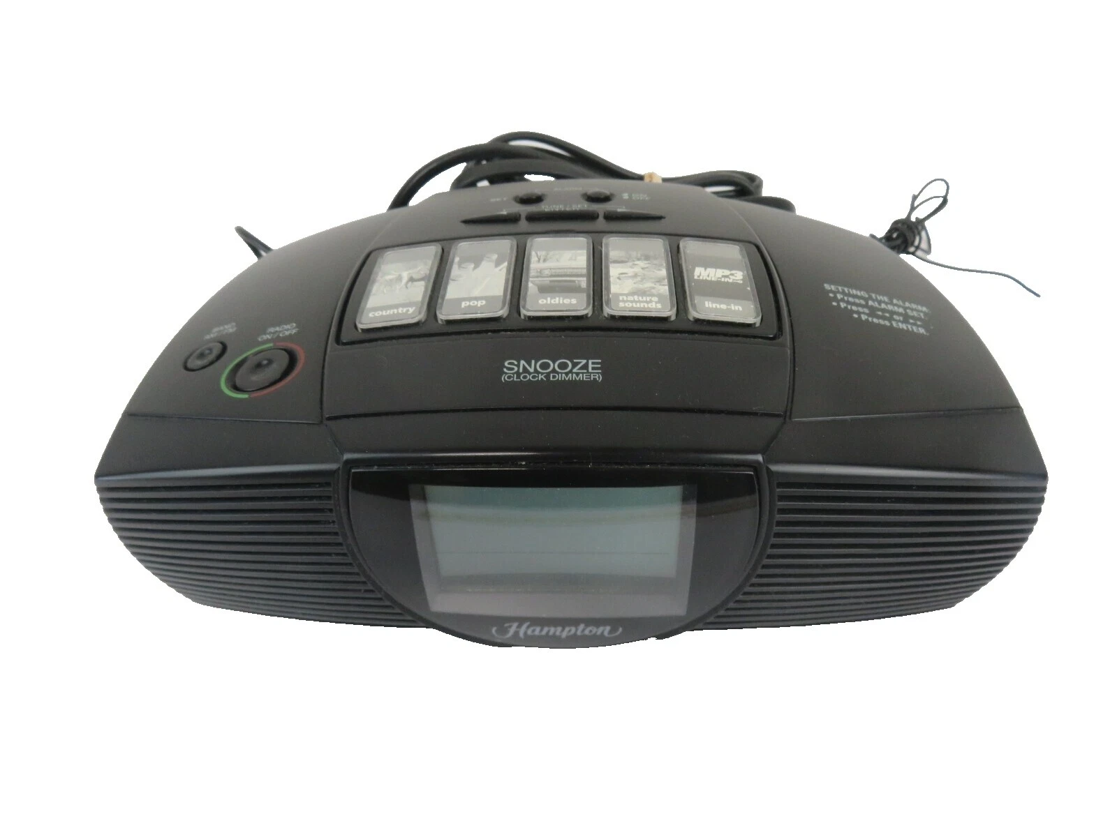 País países despertadores y Radio Reloj