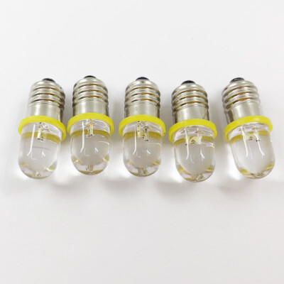 5pcs E10 led Indicator Bulb 12v18v24v Warning Automobile instrument Signal lamp 
