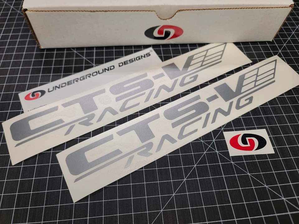 CTS-V Decals (2pk) Racing Fender Stickers For Supercharged Cadillac CTSV LSX LTX - Изображение 2 из 4