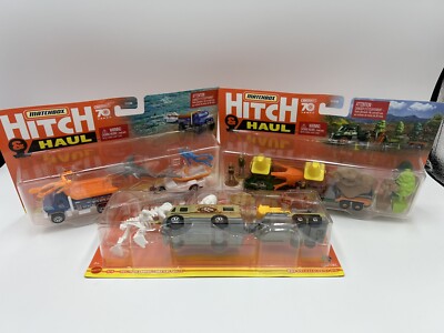 Lot Matchbox Hitch & Haul Archaeologist Dig,MBX Tree Service & MBX Ocean Rescue