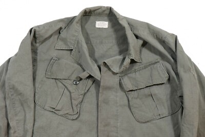 ジャケット・アウター MILITARY SLANT POCKET JUNGLE JACKET 60's US Army Military Slant Pocket Jungle Jacket - Etsy