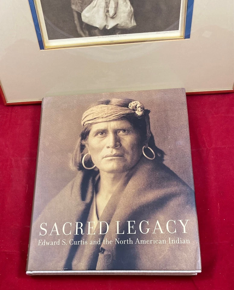 Libro Apache Babe, E.F. Curtis 1905 grabado enmarcado y legado sagrado usado Foto 3 de 4